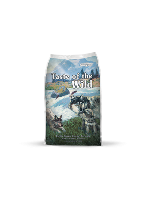 TASTE OF THE WILD PUPPY PACIFIC STREAM COM SALMÃO 13KG